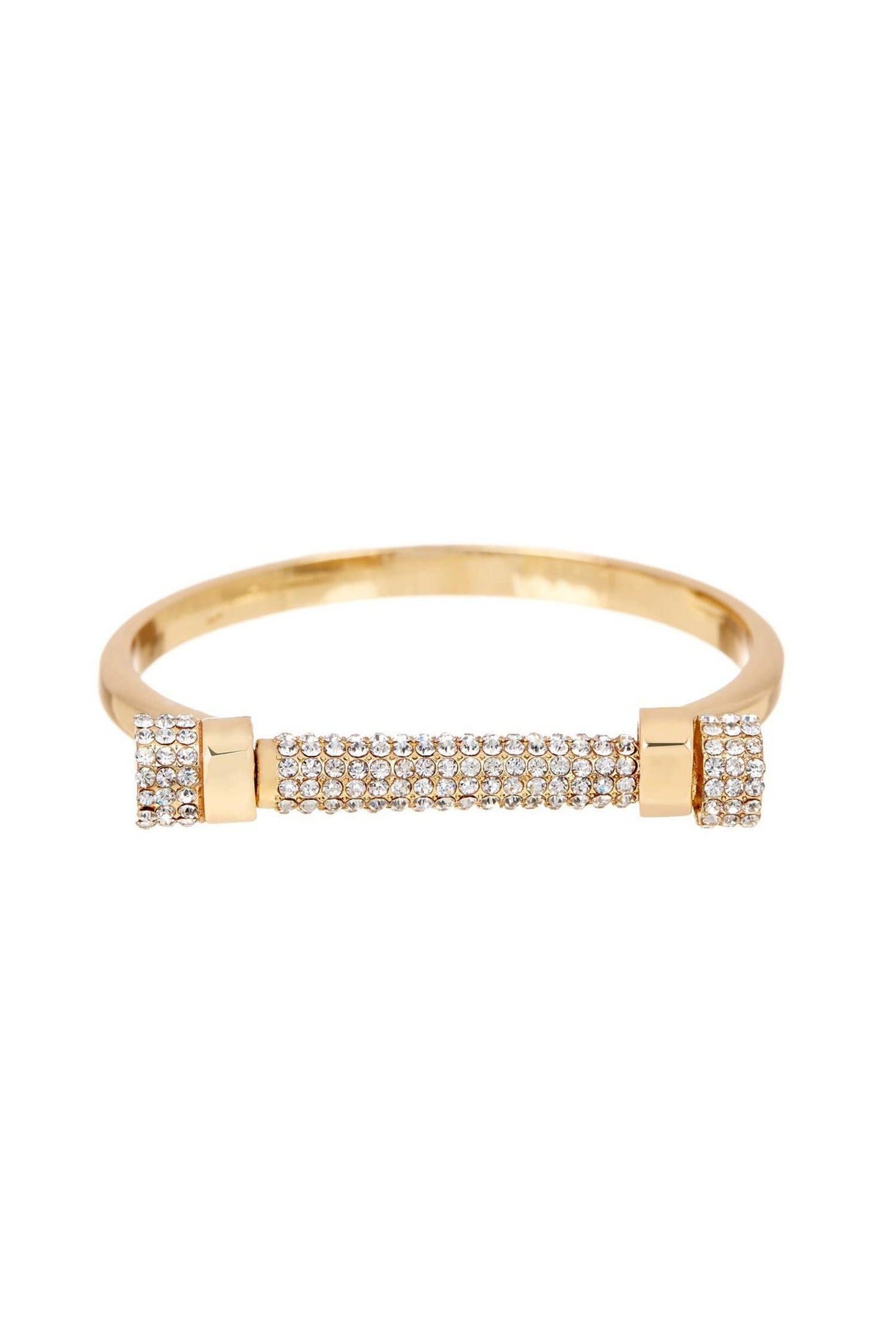 Marit Gold and CZ Cuff Bracelet for Elegant Style