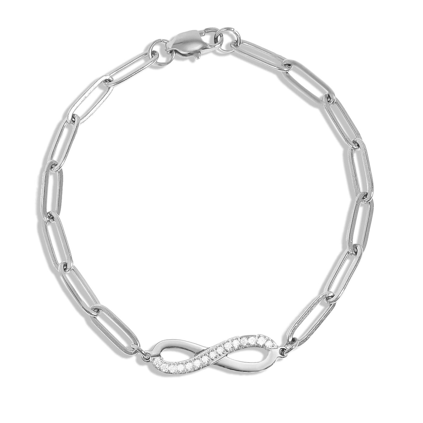 Waterproof 18K Gold Infinity Stainless Steel Bracelet for All