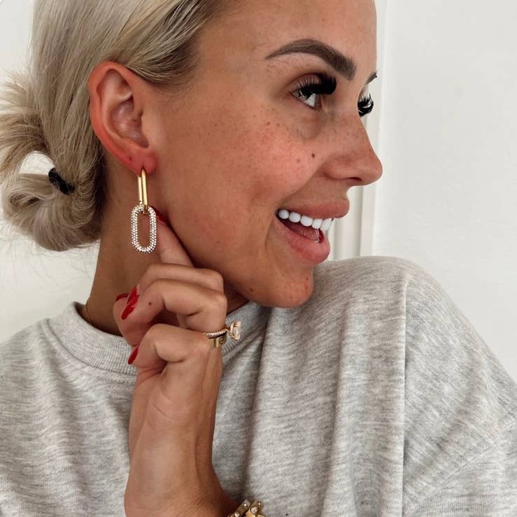 Lily Artistic Statement Earrings – Water Resistant & Lightweight