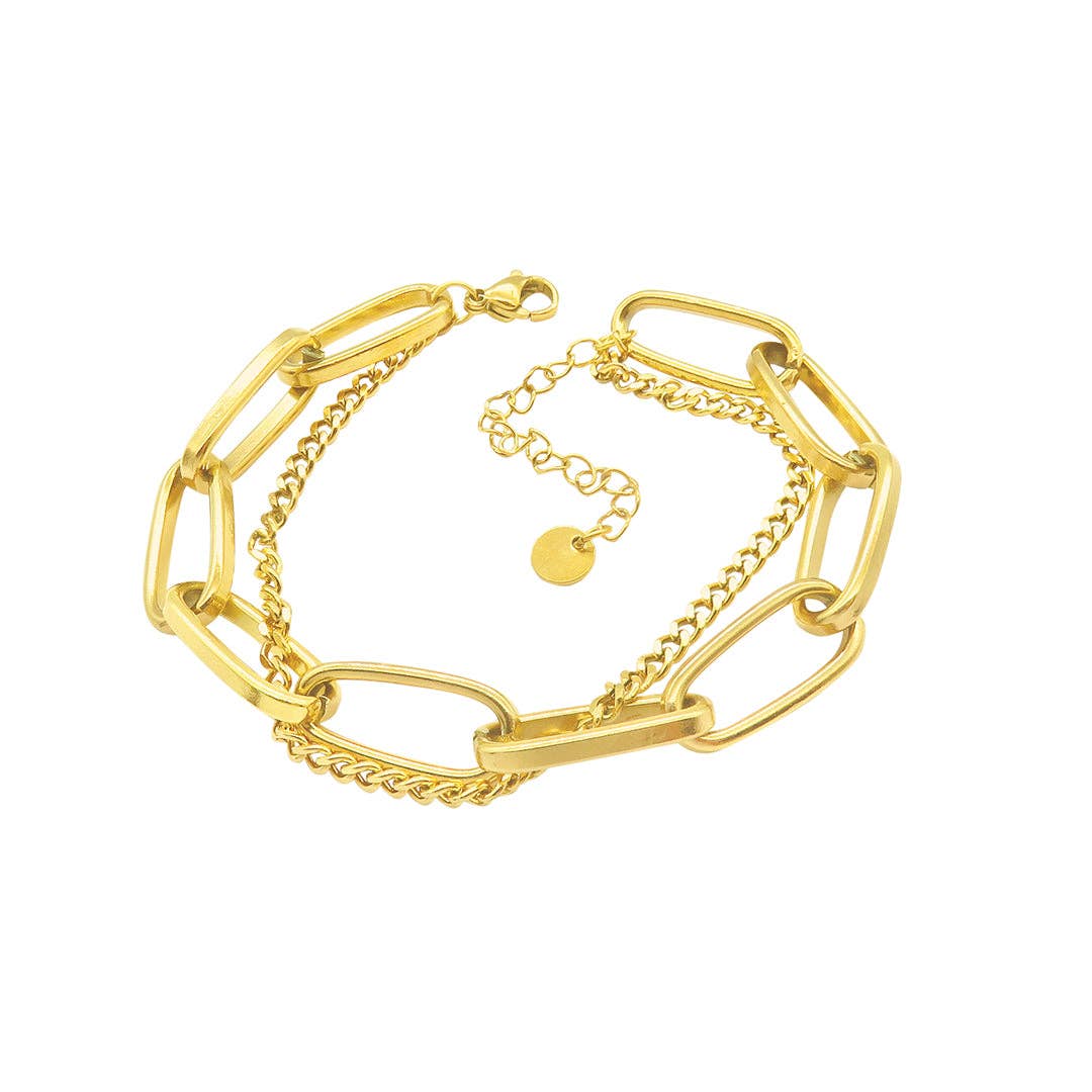 Get Hooked 14K Gold Vermeil Bracelet Adjustable Chain