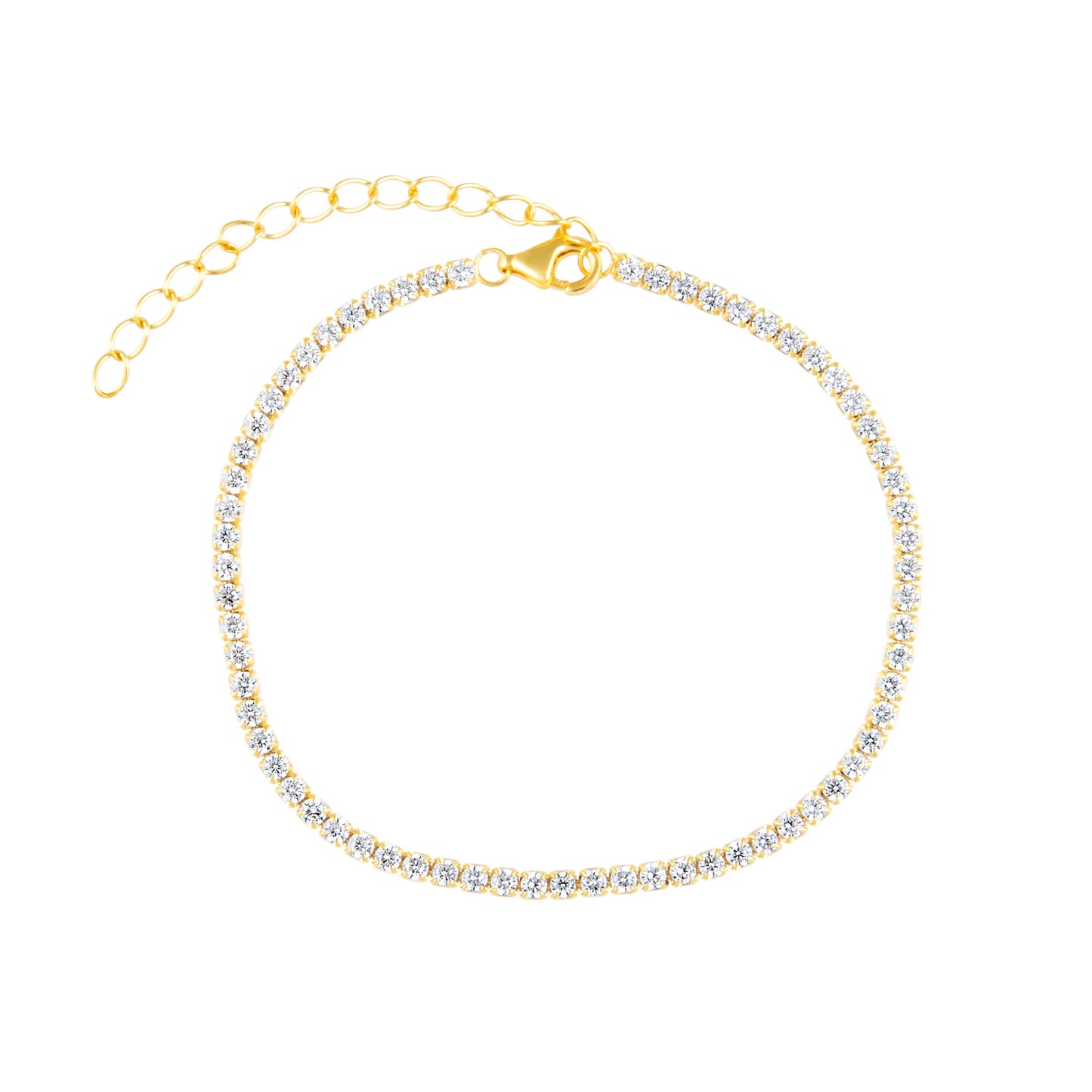 Elegant Handcrafted Tarnish Resistant Tennis Bracelet Gift