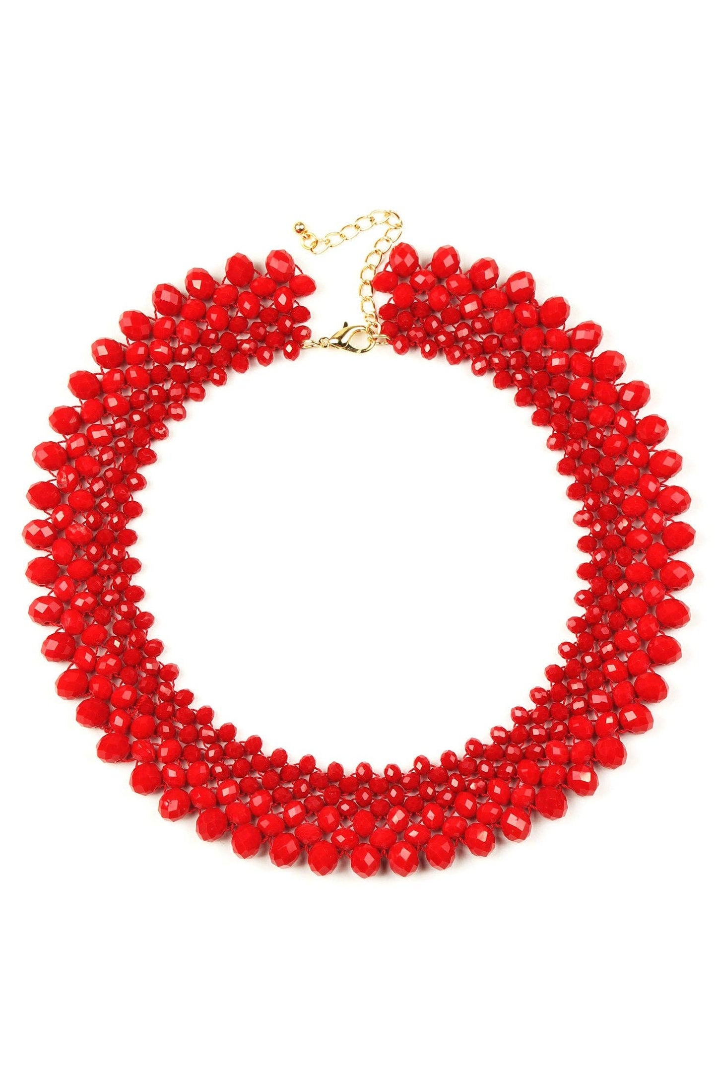 Yvonne Crystal Collar Statement Necklace for Elegant Style