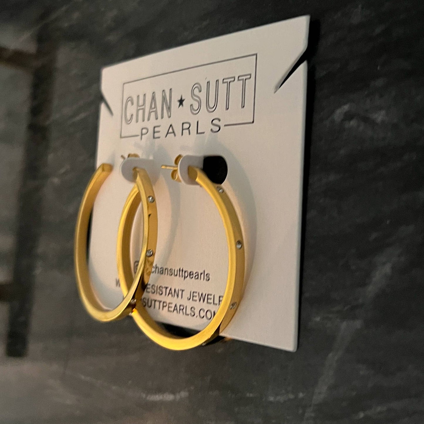 Kylie Waterproof Hoop Earrings for Everyday Elegance