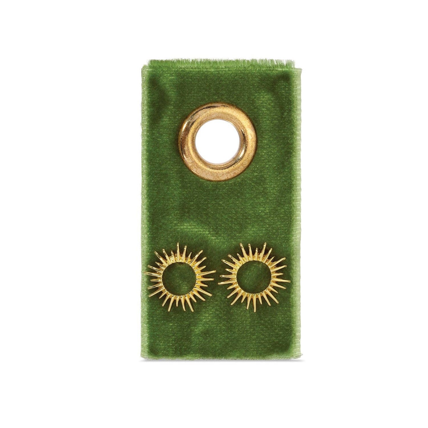 A Good Life Open Sun Studs - Elegant Gold Earrings