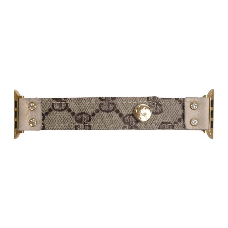 Apple Watch Band In Leather | Upcycled Gucci: Stone