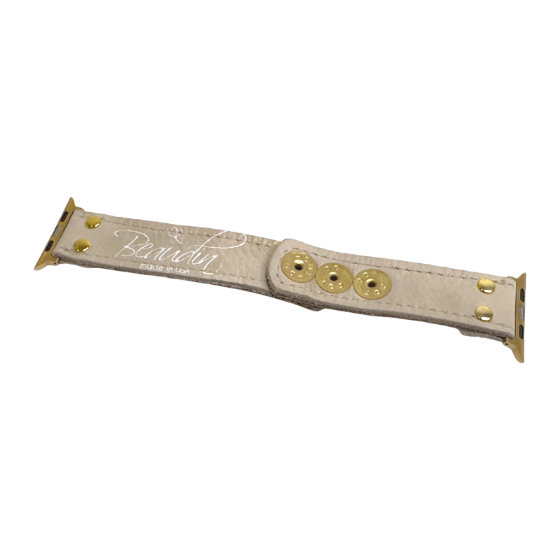 Apple Watch Band In Leather | Upcycled Gucci: Stone