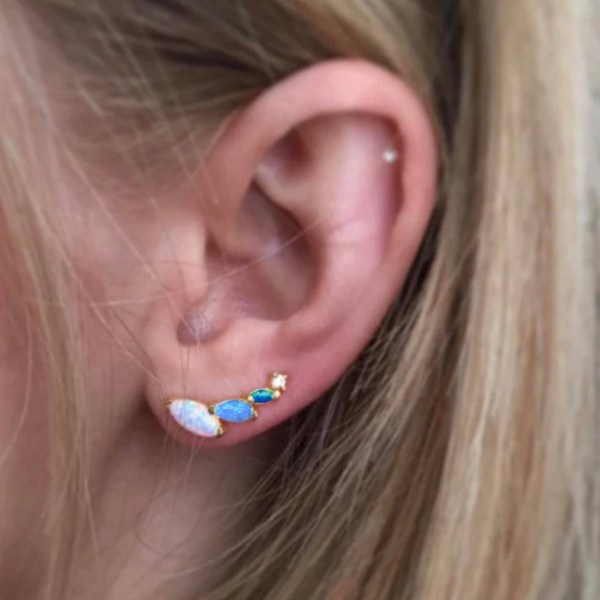 Blue Ombre Wing Climbers