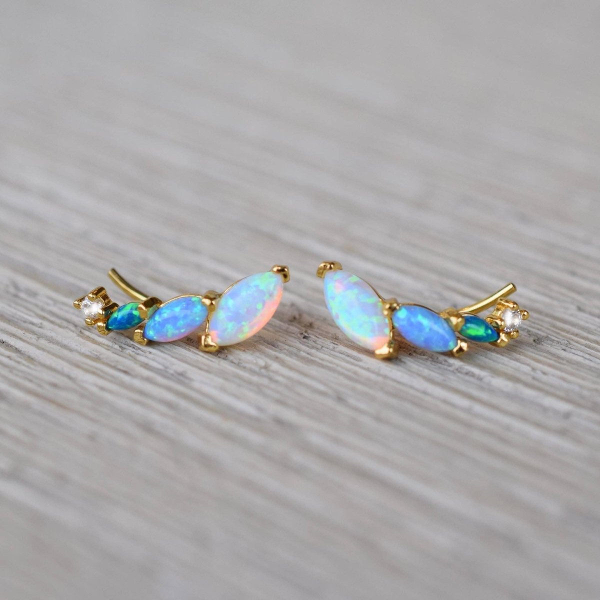 Blue Ombre Wing Climbers