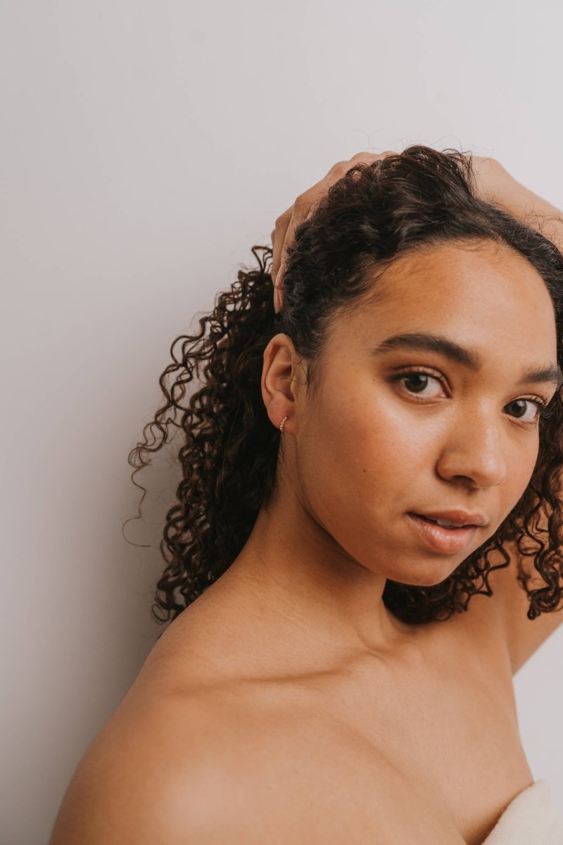 Bobbi Ball Hoop - Small - Gold Earrings for Everyday Elegance