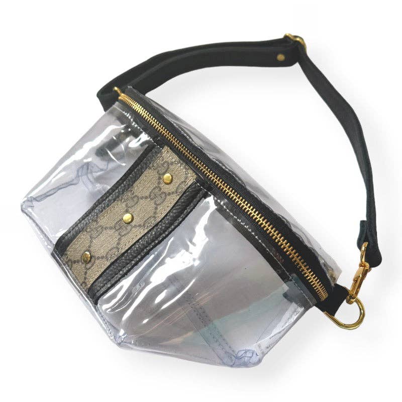 Britt Stadium Belt Bag in Upcycled Gucci