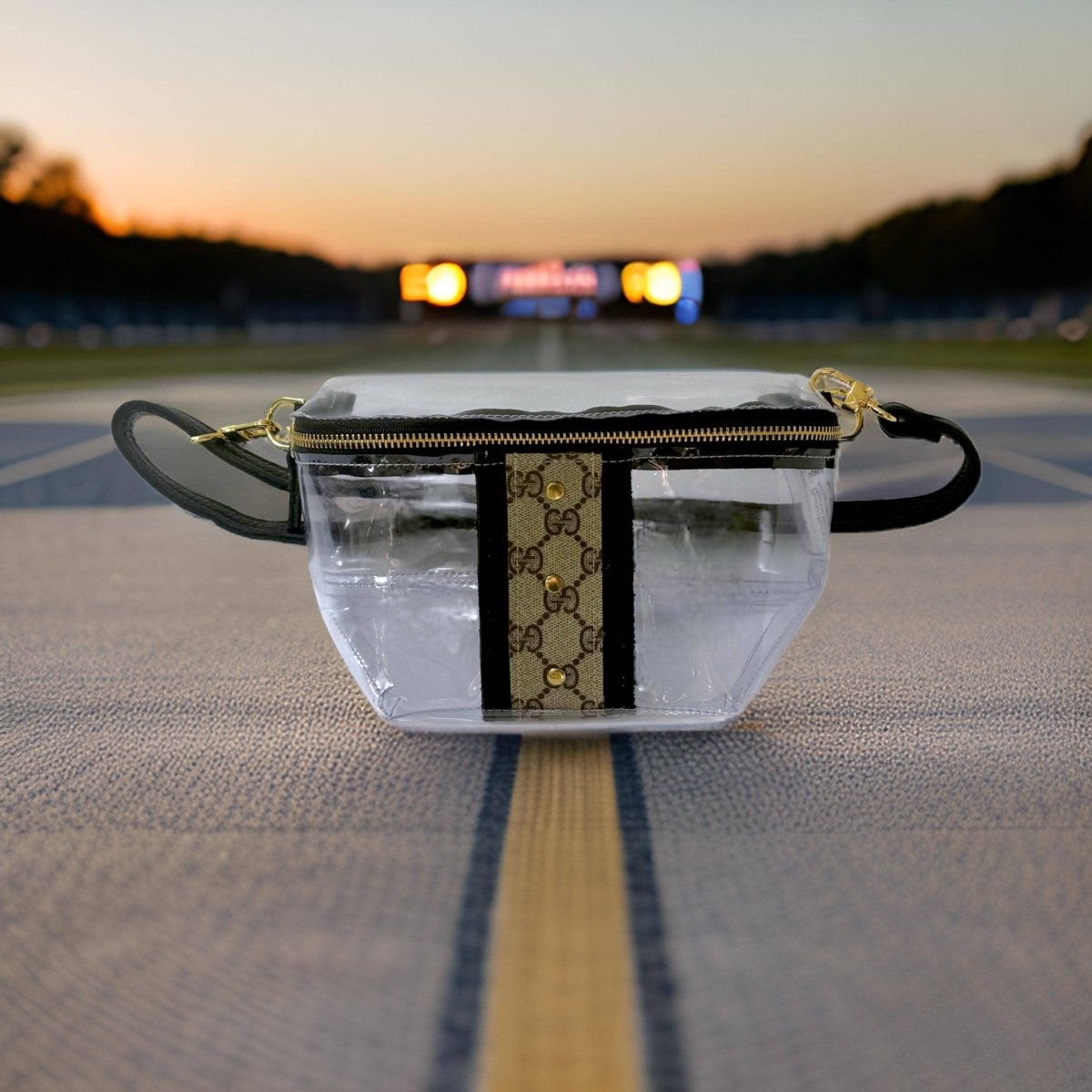 Britt Stadium Belt Bag in Upcycled Gucci