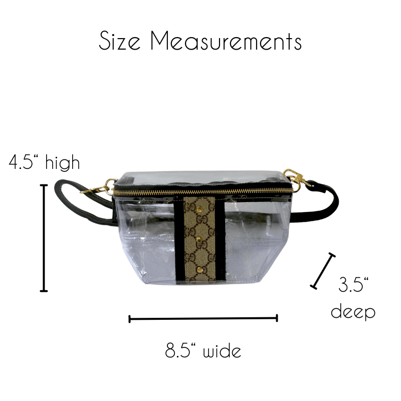 Britt Stadium Belt Bag in Upcycled Gucci