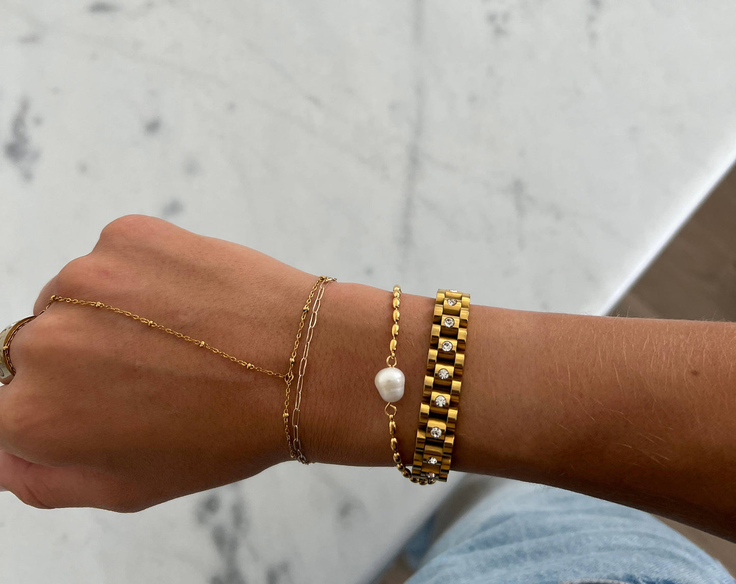 Elegant Water Resistant Pearl Bracelet for Any Occasion