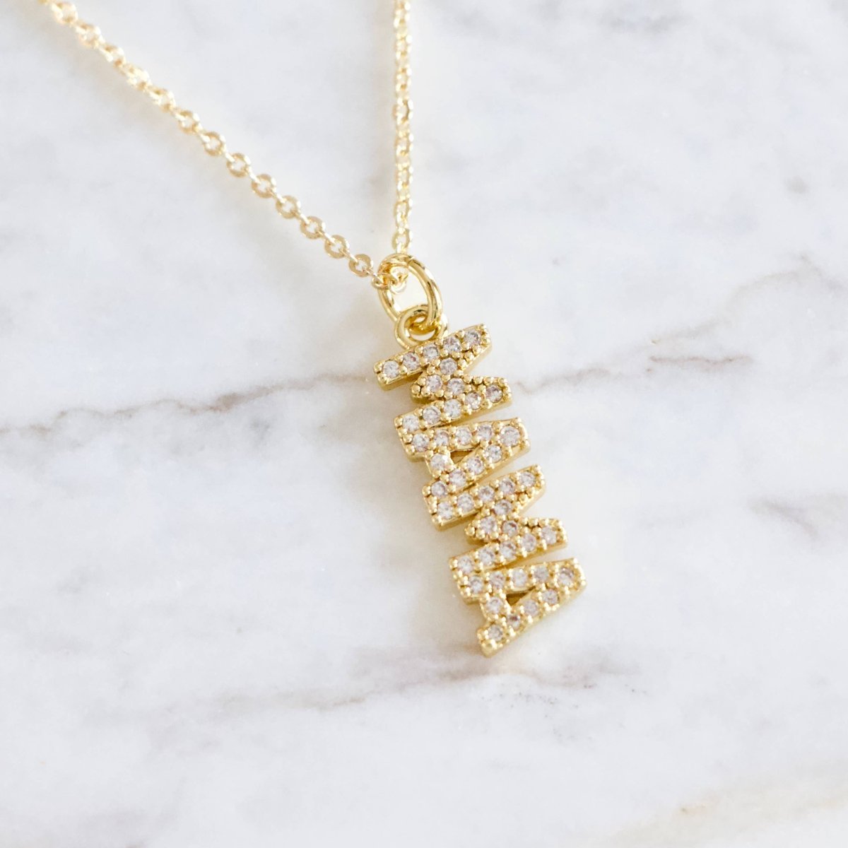 CZ Mama Necklace