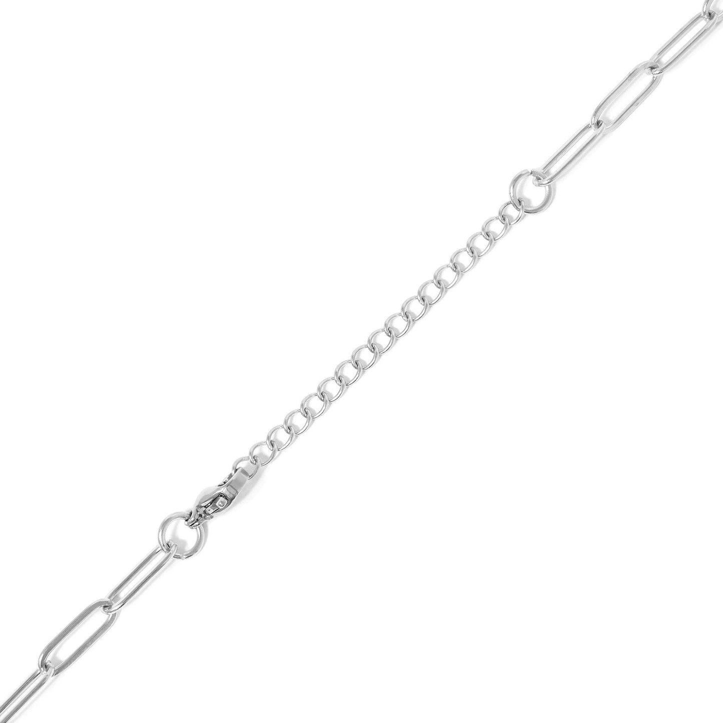 Sunburst Heart Pendant Necklace - Stainless Steel with CZ