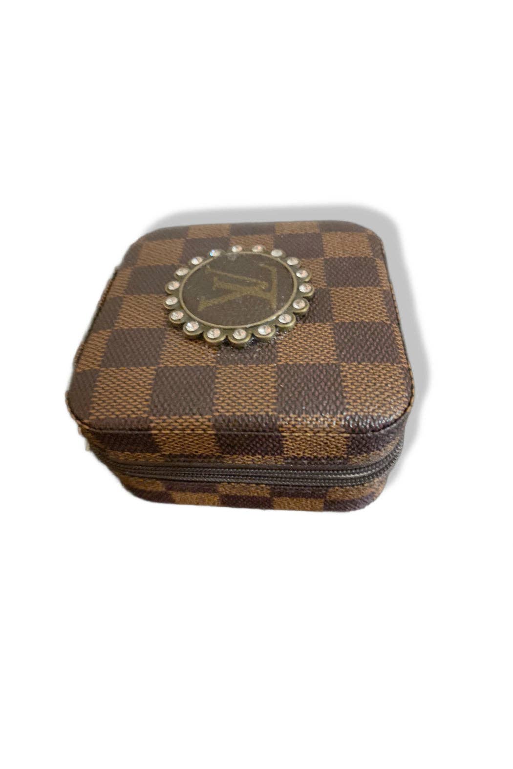Upcycled Louis Vuitton Jewelry Case Eco Travel Organizer