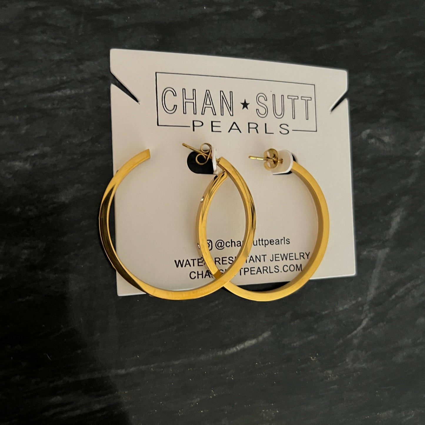 Kylie Waterproof Hoop Earrings for Everyday Elegance