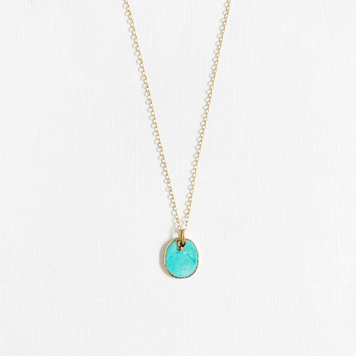 Free Spirit Turquoise Necklace Gold Filled