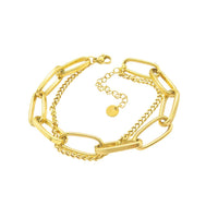 Get Hooked 14K Gold Vermeil Bracelet Adjustable Chain