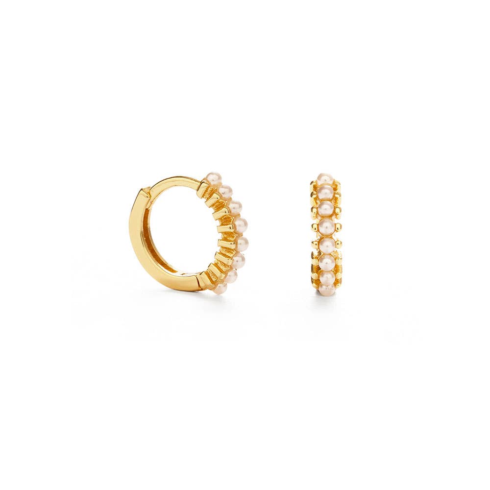 Gold and Pearl Huggies