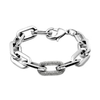 Lennon Silver Chain Bracelet