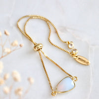 Moonlight Opalite Adjustable Bracelet for Elegant Style