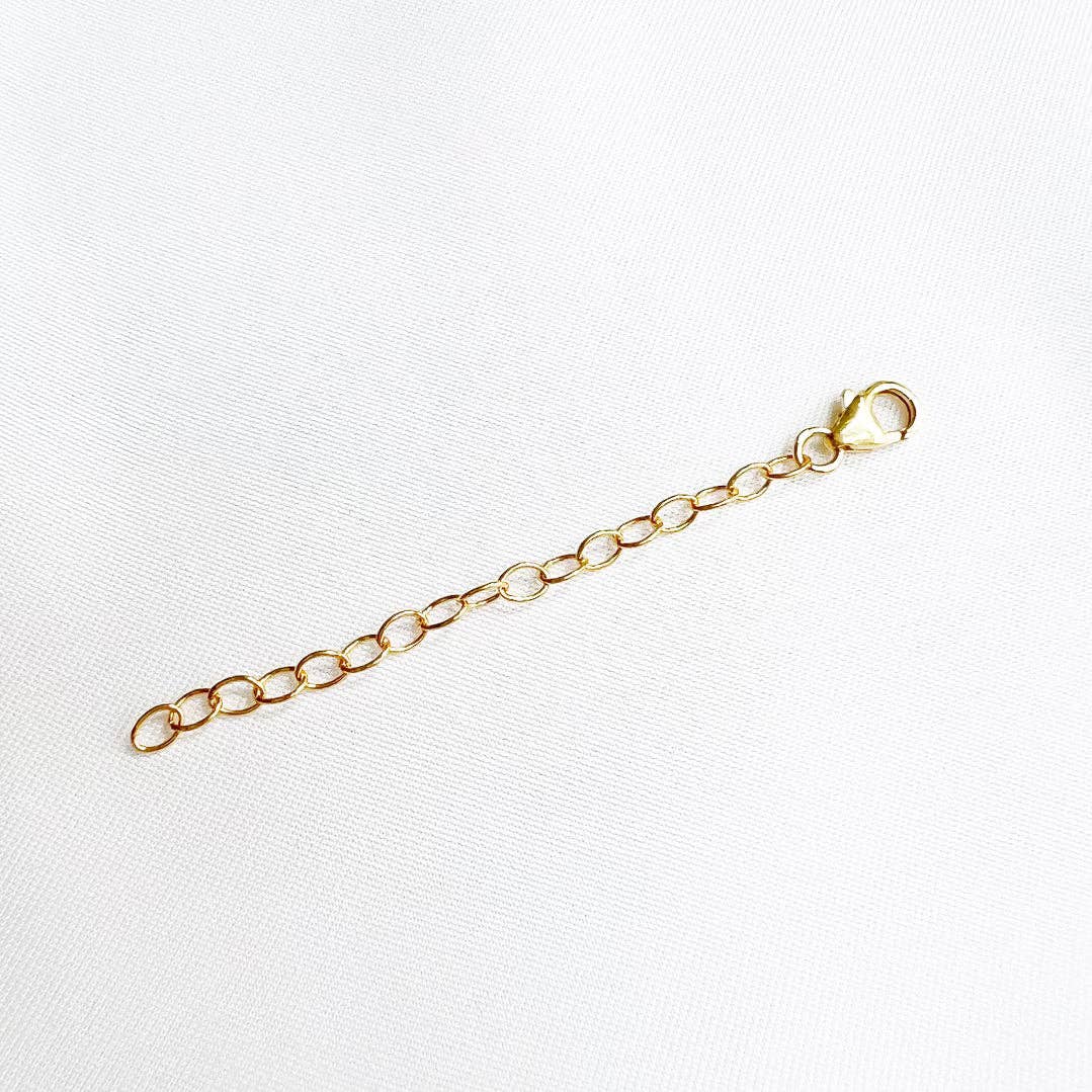 Necklace Bracelet Anklet Extender Gold Filled: 3”