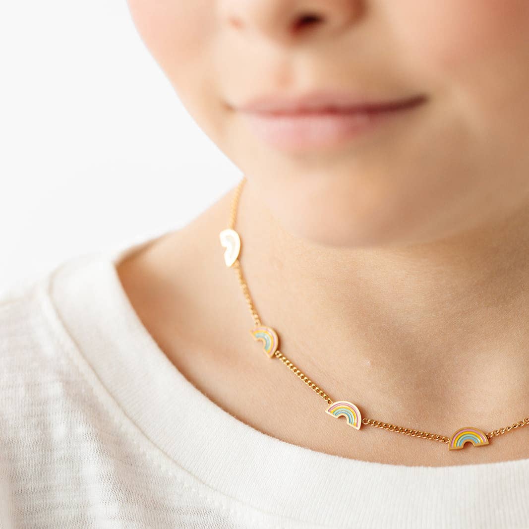 Rainbow Repeat Necklace: Pair - Red Bird Road