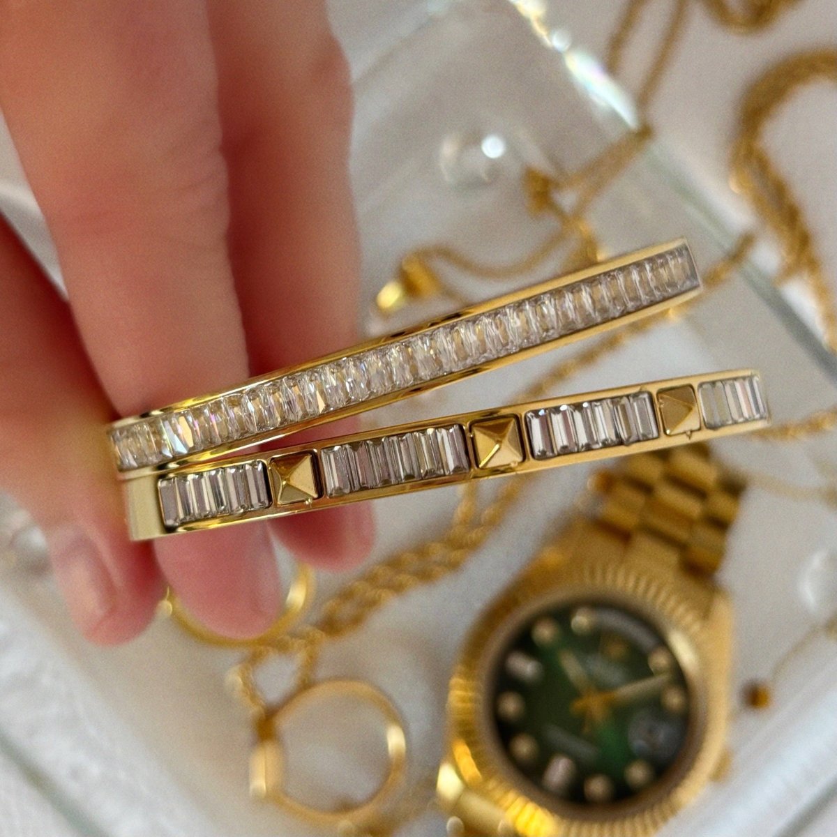 Rebel Icy Bracelet: Silver