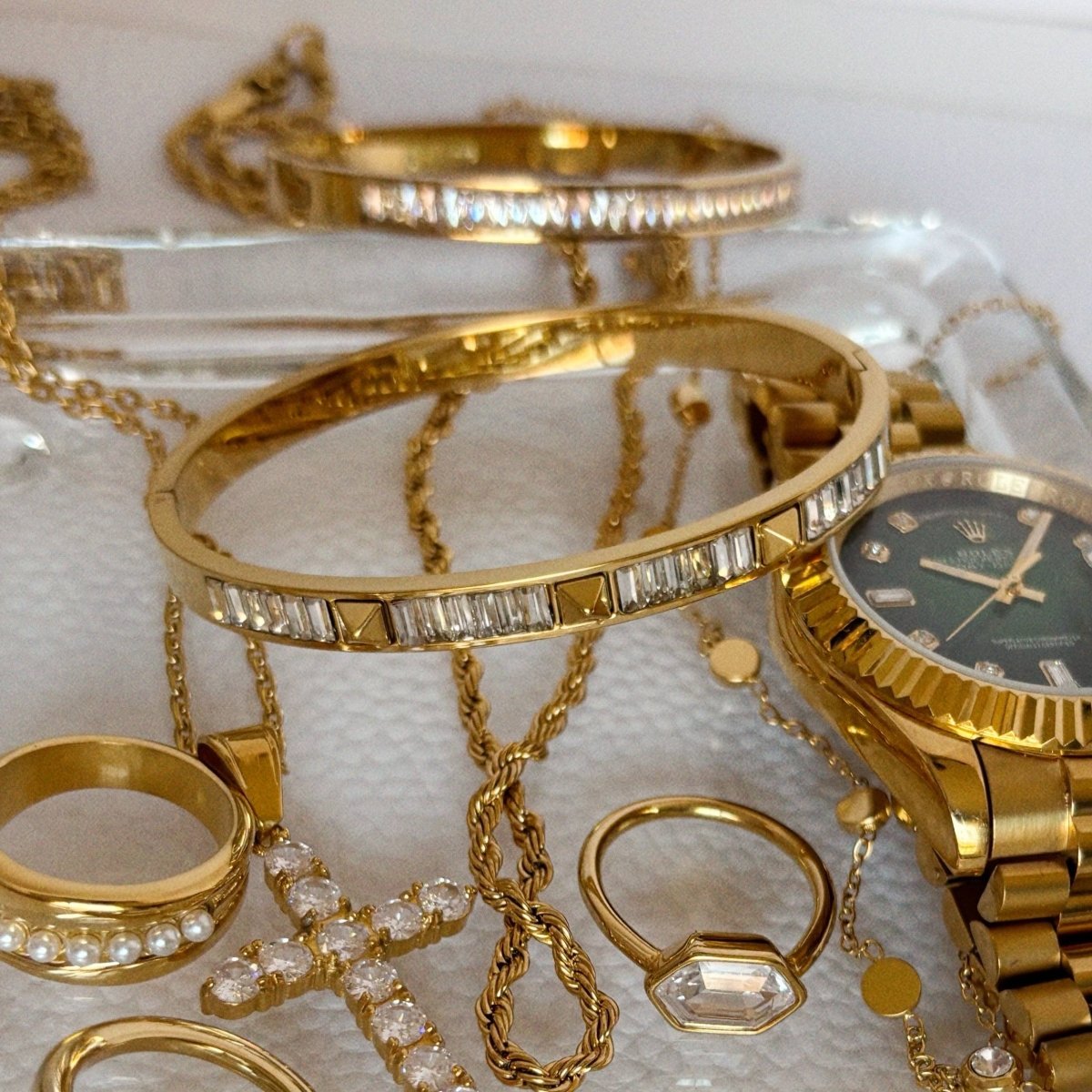 Rebel Icy Bracelet: Silver