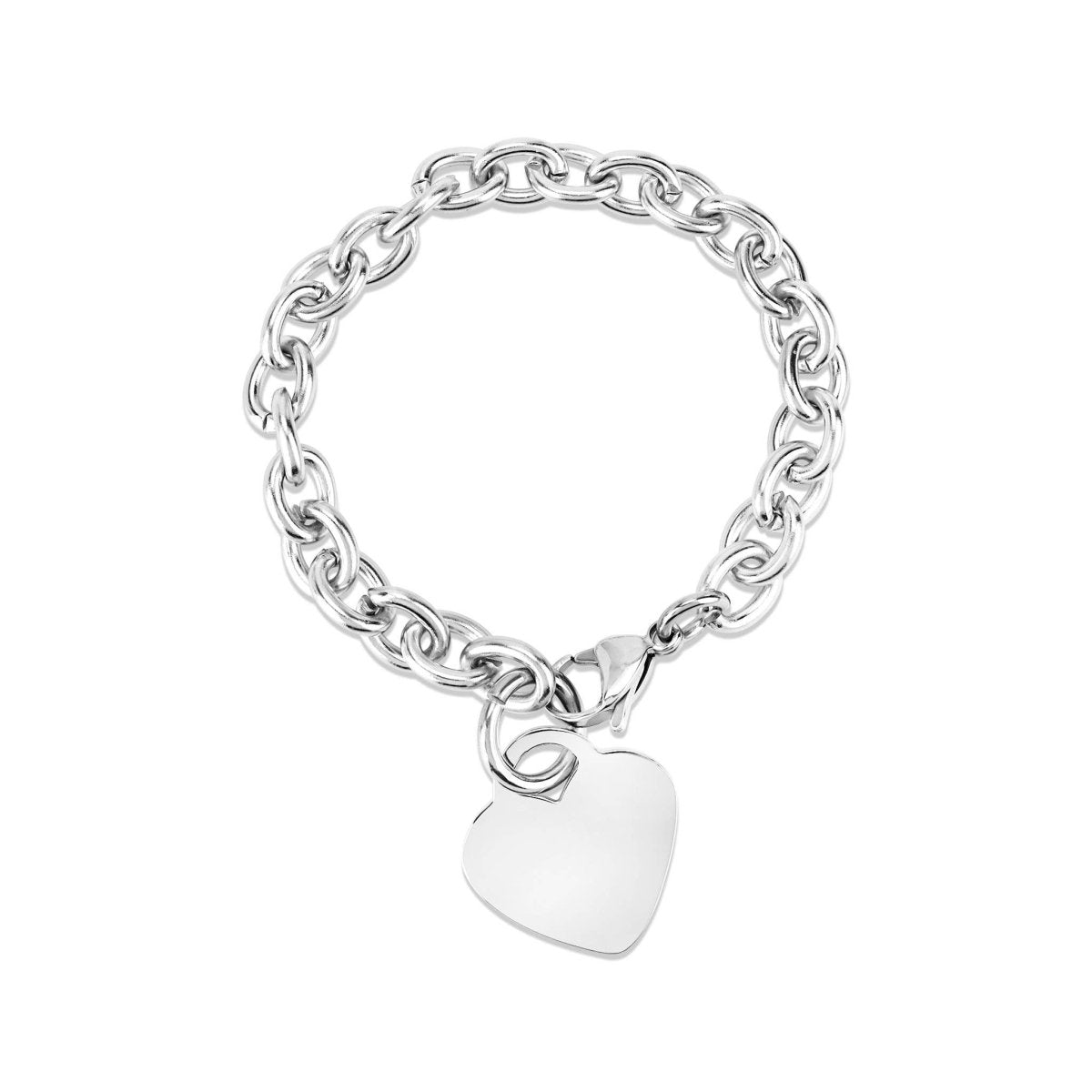 Return to Love Silver Heart Waterproof Bracelet