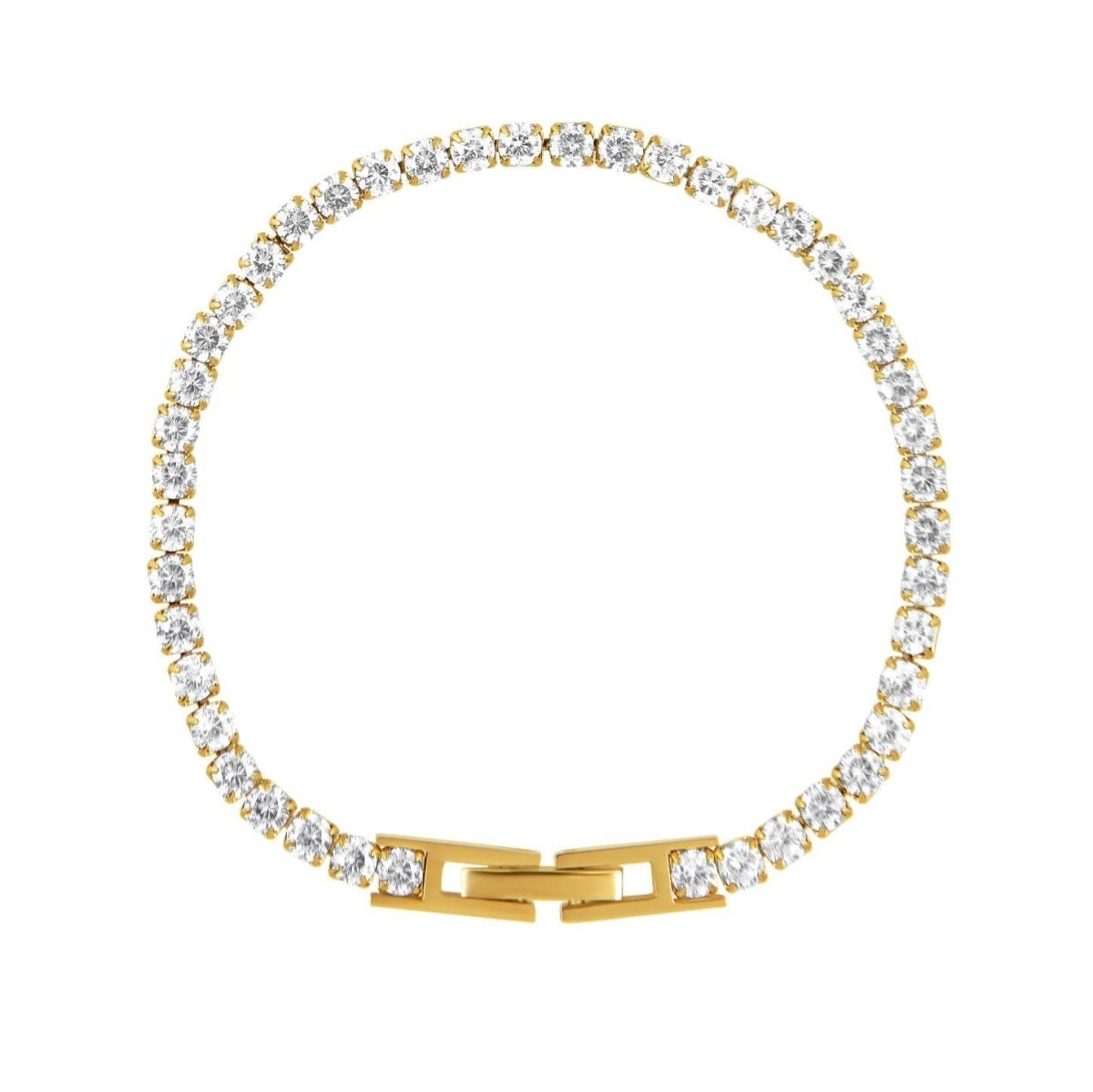 Rhae Waterproof Cubic Zirconia Bracelet for Stylish Elegance
