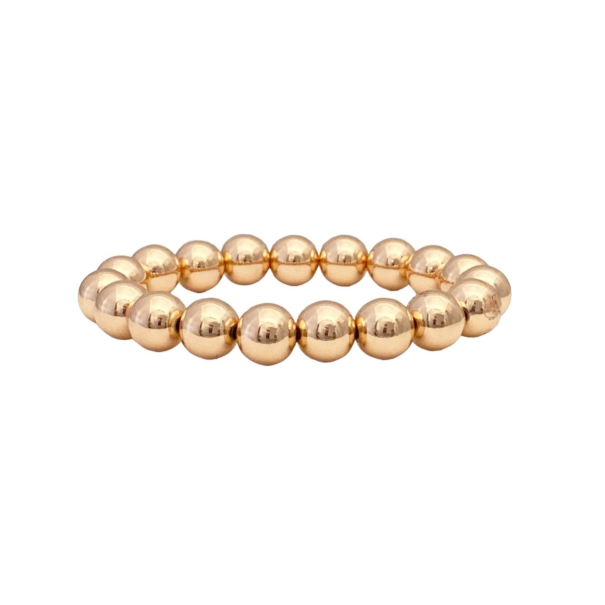 Rose Gold Beaded Bracelet- 6mm or 8mm