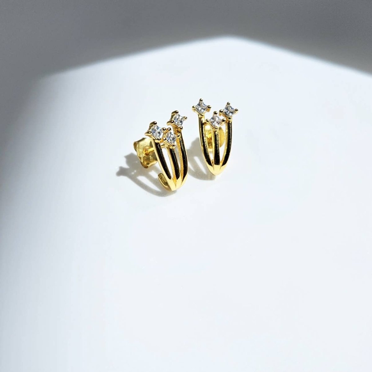 Silver Shooting Star Earrings