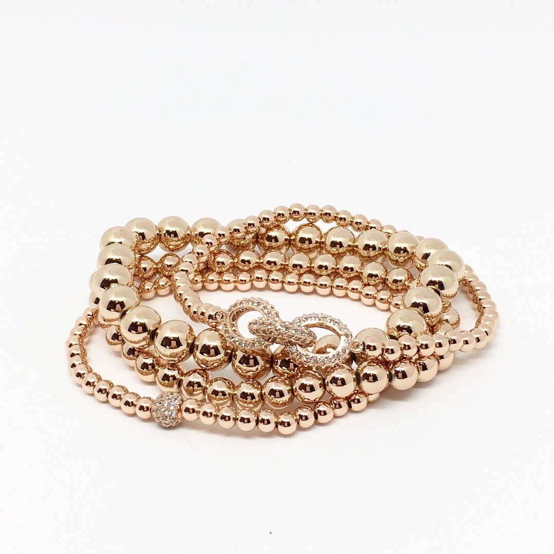 Silviania's Link Bracelet in Rose Gold