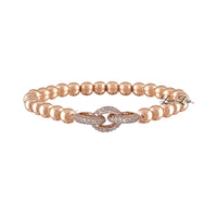 Silviania's Link Bracelet in Rose Gold