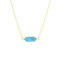 Turquoise Stone Necklace – Sustainable Statement Piece Fashion