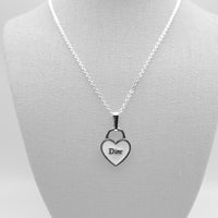 Upcycled Dior 925 Sterling Silver Flat Cable Necklace