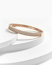 Zelda Bangle: Rose - Elegant 14k Gold-Plated