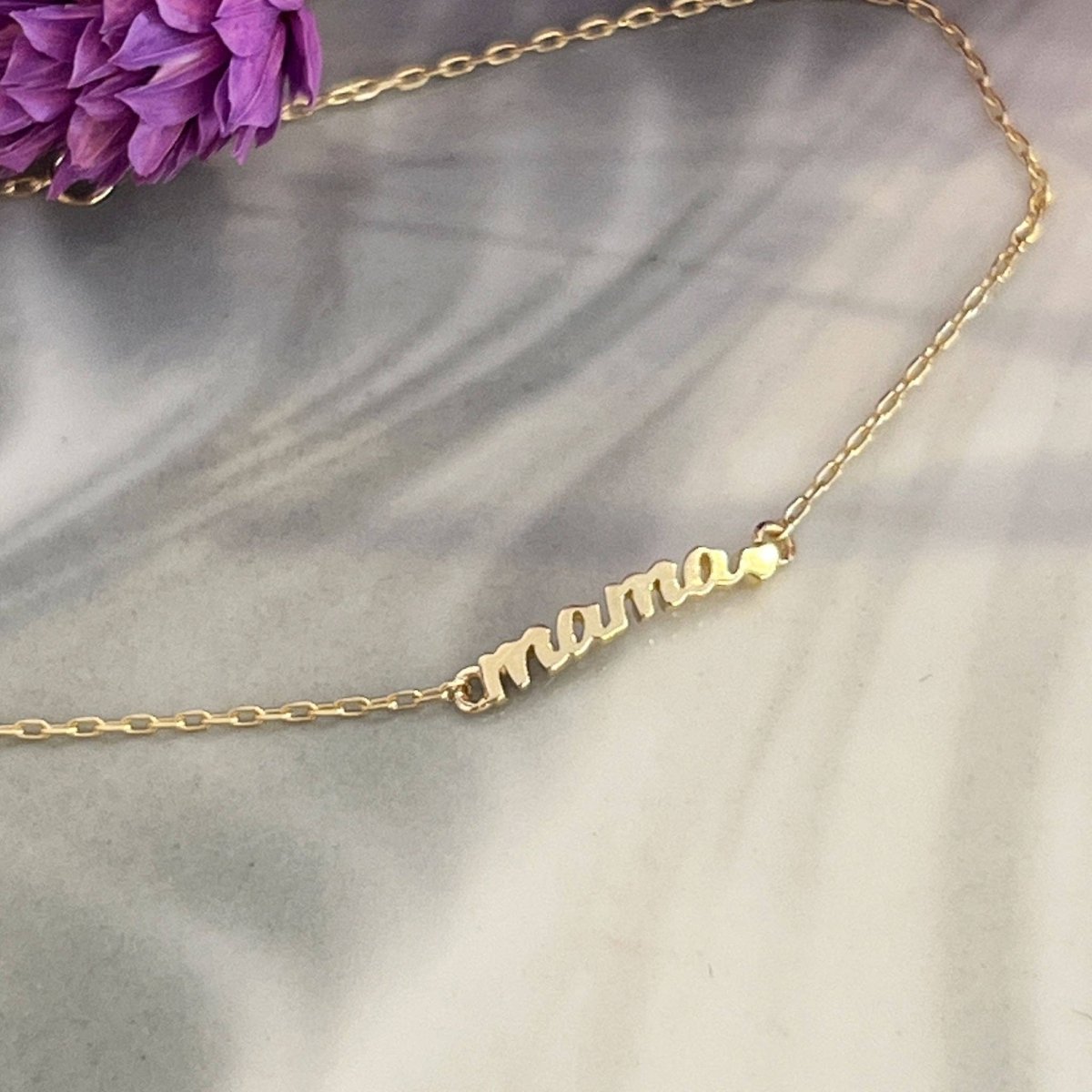 10kt Gold Love for Mama Bracelet Bracelets by La Kaiser