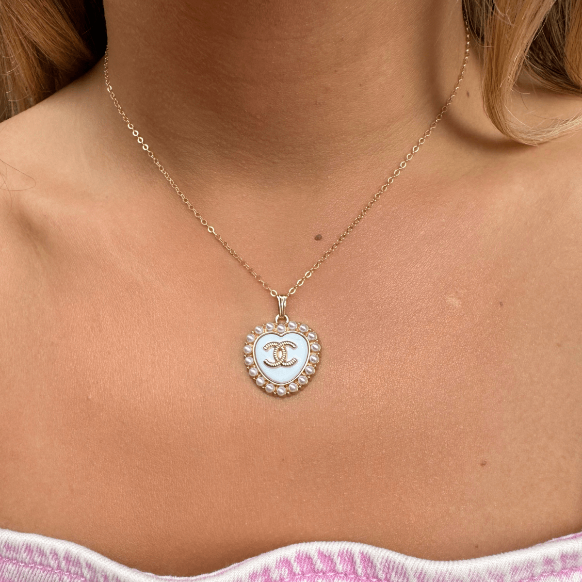14K Gold Filled Flat Cable Chanel Necklace for Timeless Elegance