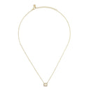 14k Vermeil Genuine Opal and CZ Stone Pendant Necklace by Emily Volaski