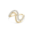 14k Vermeil Marea Double Wave Sculptural Ring - Red Bird Road