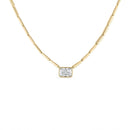14k Vermeil The Cove Solitaire Necklace Necklaces by EMILY VOLASKI