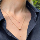 14kt Gold Forever Loved Diamond Heart Pendant by La Kaiser