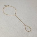 18k Gold Filled Rolo Link Hand Chain