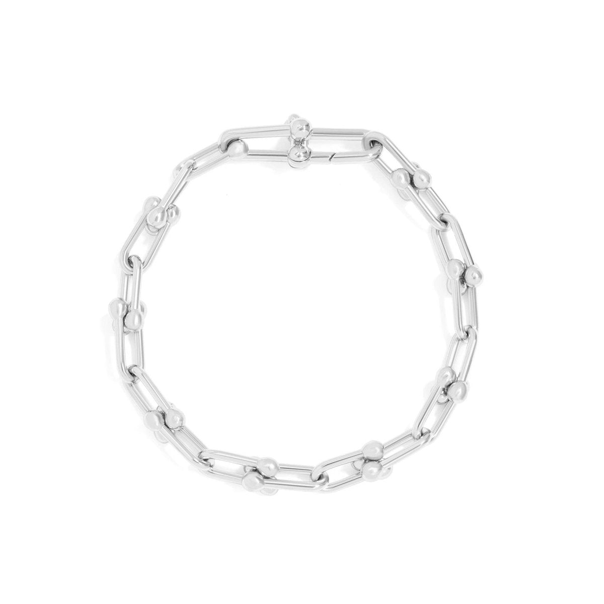18k Gold Hardware Chain Bracelet by WJW