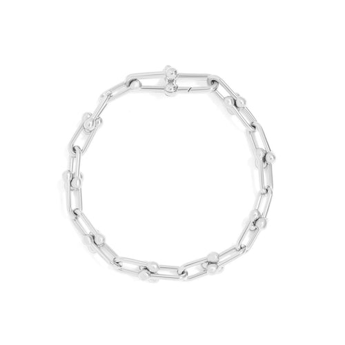 18k Gold Hardware Chain Bracelet by WJW