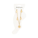 18K Moon & Star Charm Anklet by WJW