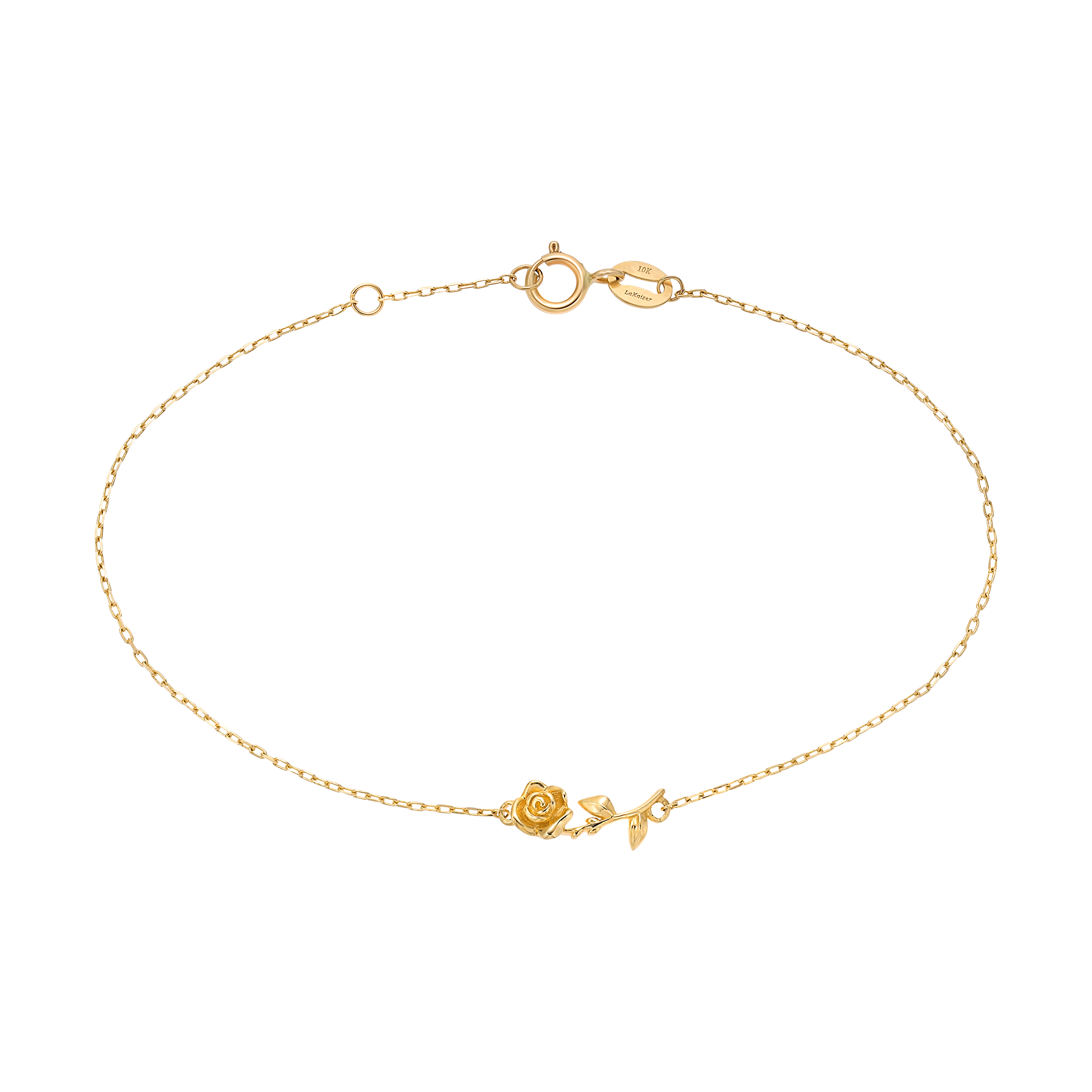 Solid Gold Forever Rose Bracelet by La Kaiser